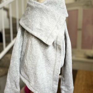 Gray Cardigan Sweater